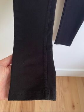 $7 💥Girls Ponte Pants / Tailored Joggers, Pull-On, Classic Black, Pockets